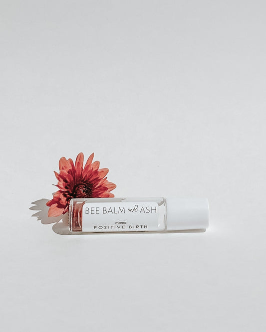 Positive Birth // Essential Oil Roller for Giving Birth, Clary Sage, Hospital Bag, Birth Prep, Natural Childbirth Support, Doula In A Bottle