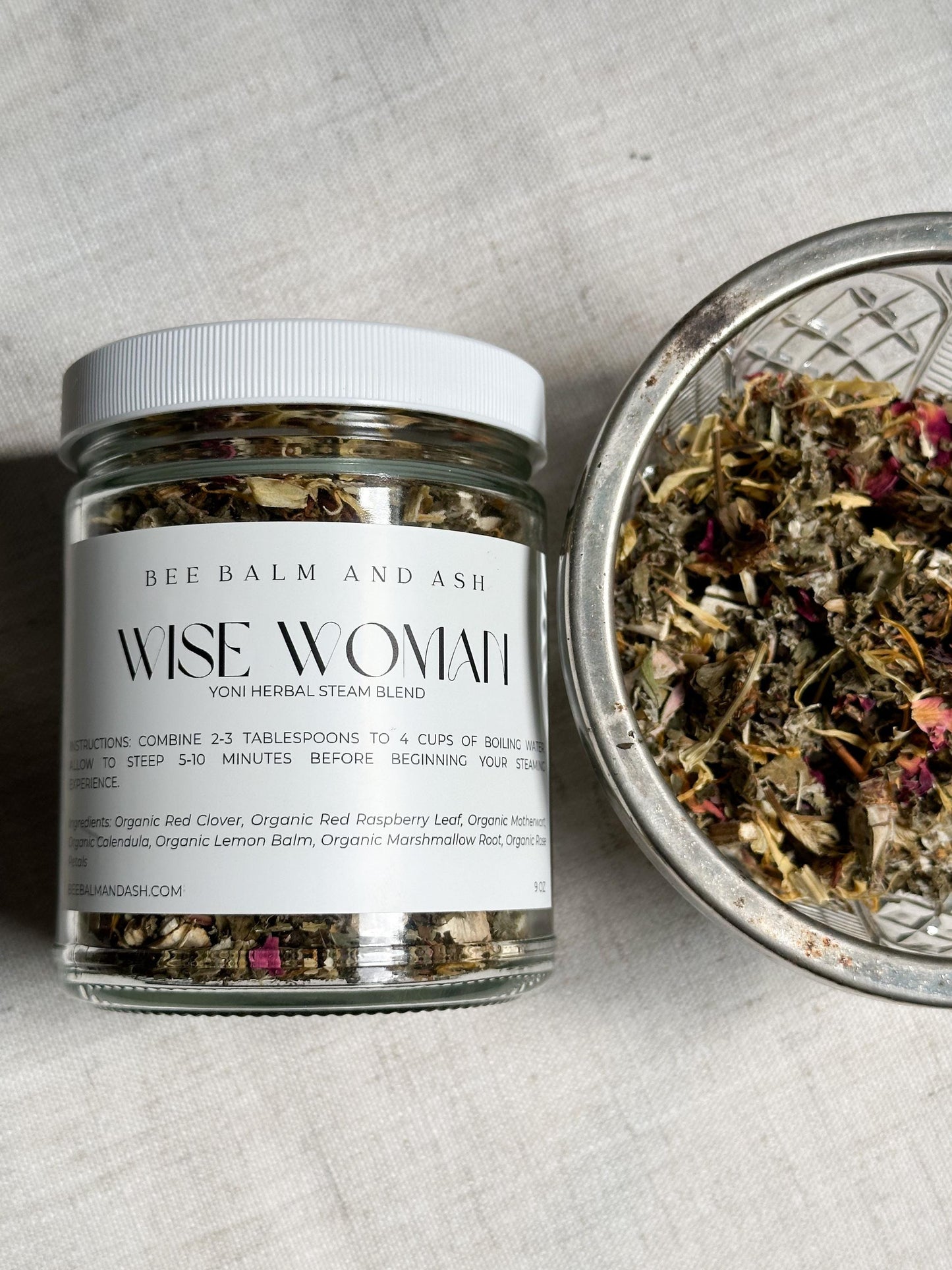 Vaginal Steam // Wise Woman // Organic Yoni V Steam for Menopause & Perimenopause Support, Hot Flash Relief, Herbal Feminine Care