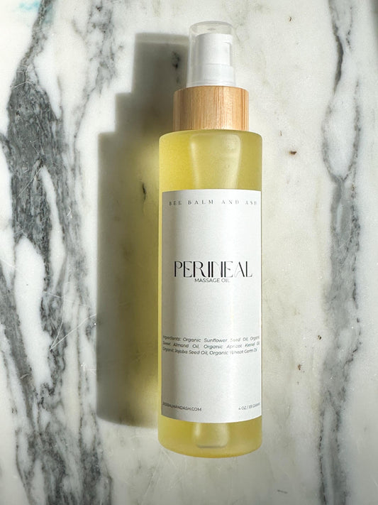 Perineal Massage Oil // Natural Birth Support and Postpartum Care for Moms & Doulas, Organic Oils, Postnatal Healing, Labor Essentials