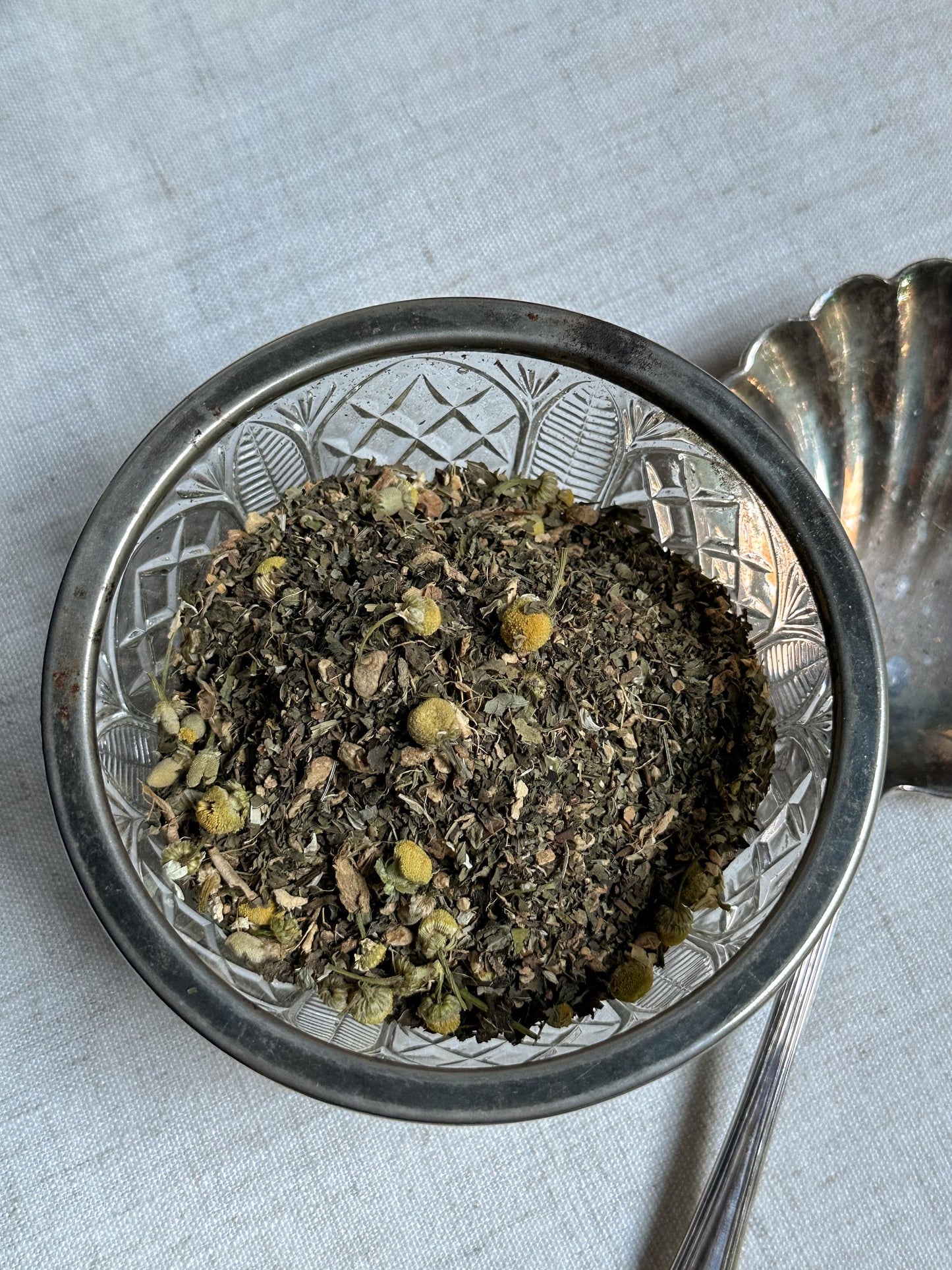 Morning Ease // Organic Loose Leaf Tea for Pregnancy Nausea, Caffeine-Free Herbal Support for Morning Sickness and Digestive Calm