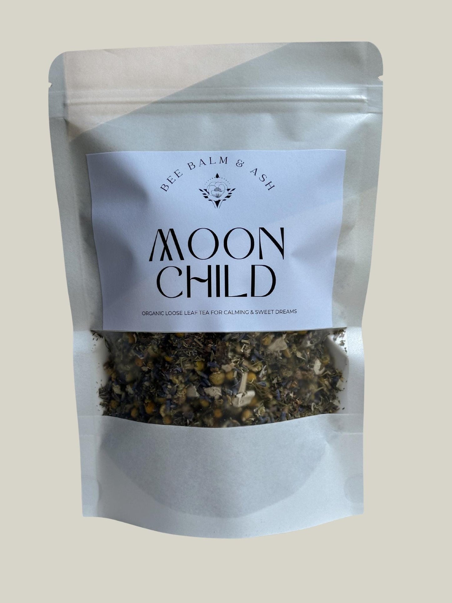 Moon Child // Organic Loose Leaf Herbal Tea for Kids | Calming, Sleep Support Caffeine-Free Relaxation Blend with Lemon Balm & Spearmint