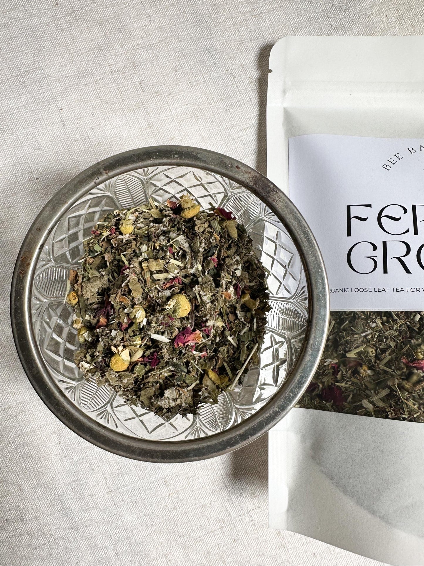 Fertile Ground // Organic Loose Leaf Tea for Womb Nourishment, Hormone Balance & Preconception Support, Herbal Fertility Tea, Caffeine Free