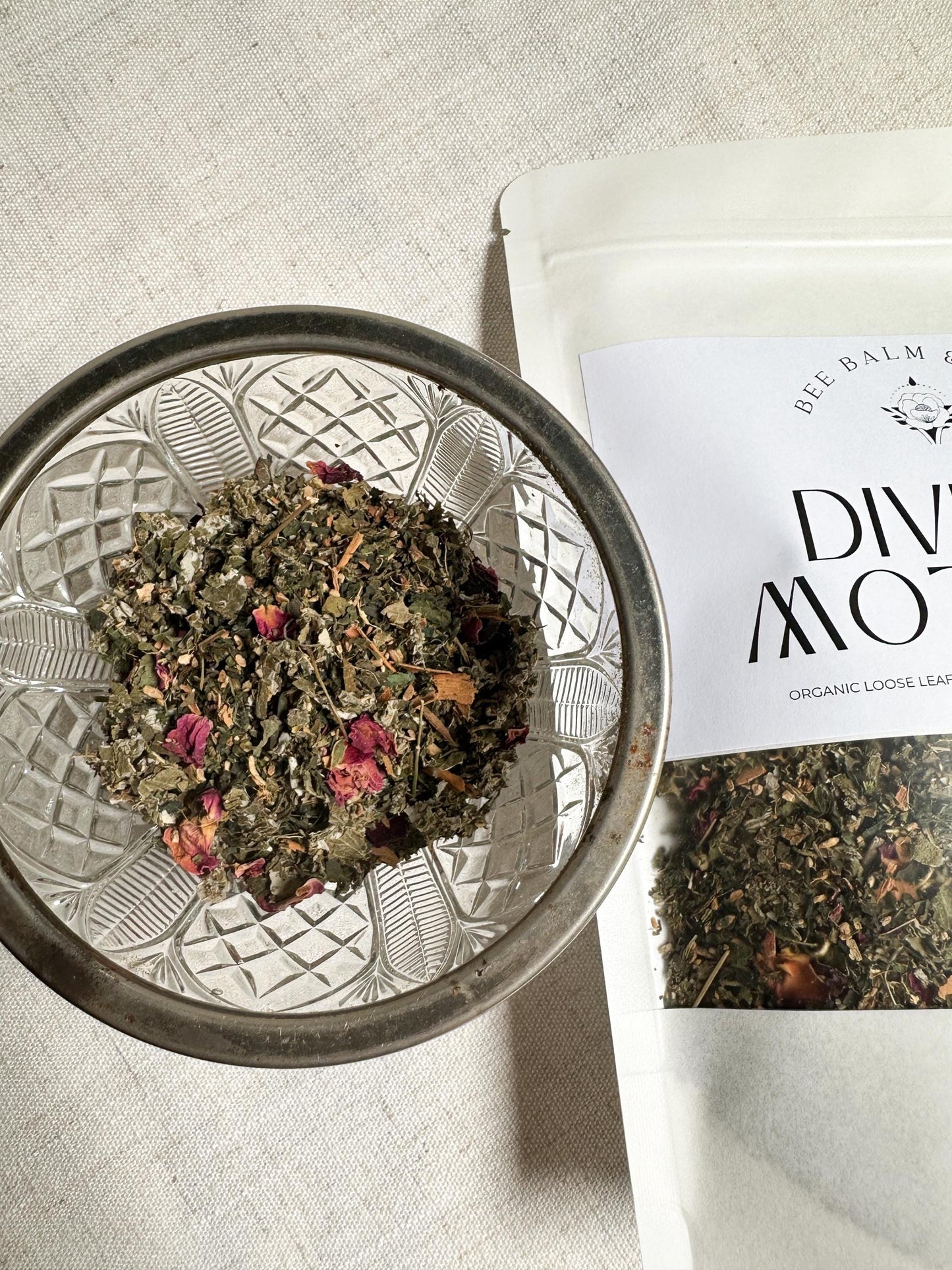 Divine Mother // Organic Loose Leaf Herbal Tea for Postpartum Recovery, Hormone Balance & Reproductive Health