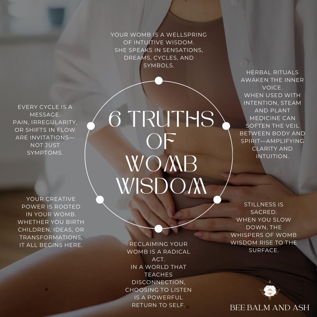 Vaginal Steam // Womb Awakening // Organic Yoni V Steam for Fertility Support, Reproductive Care for Cycle Balance and Trying to Conceive