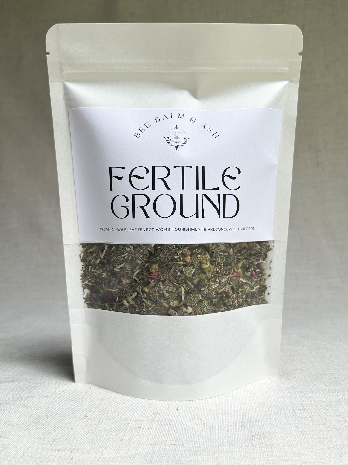 Fertile Ground // Organic Loose Leaf Tea for Womb Nourishment, Hormone Balance & Preconception Support, Herbal Fertility Tea, Caffeine Free