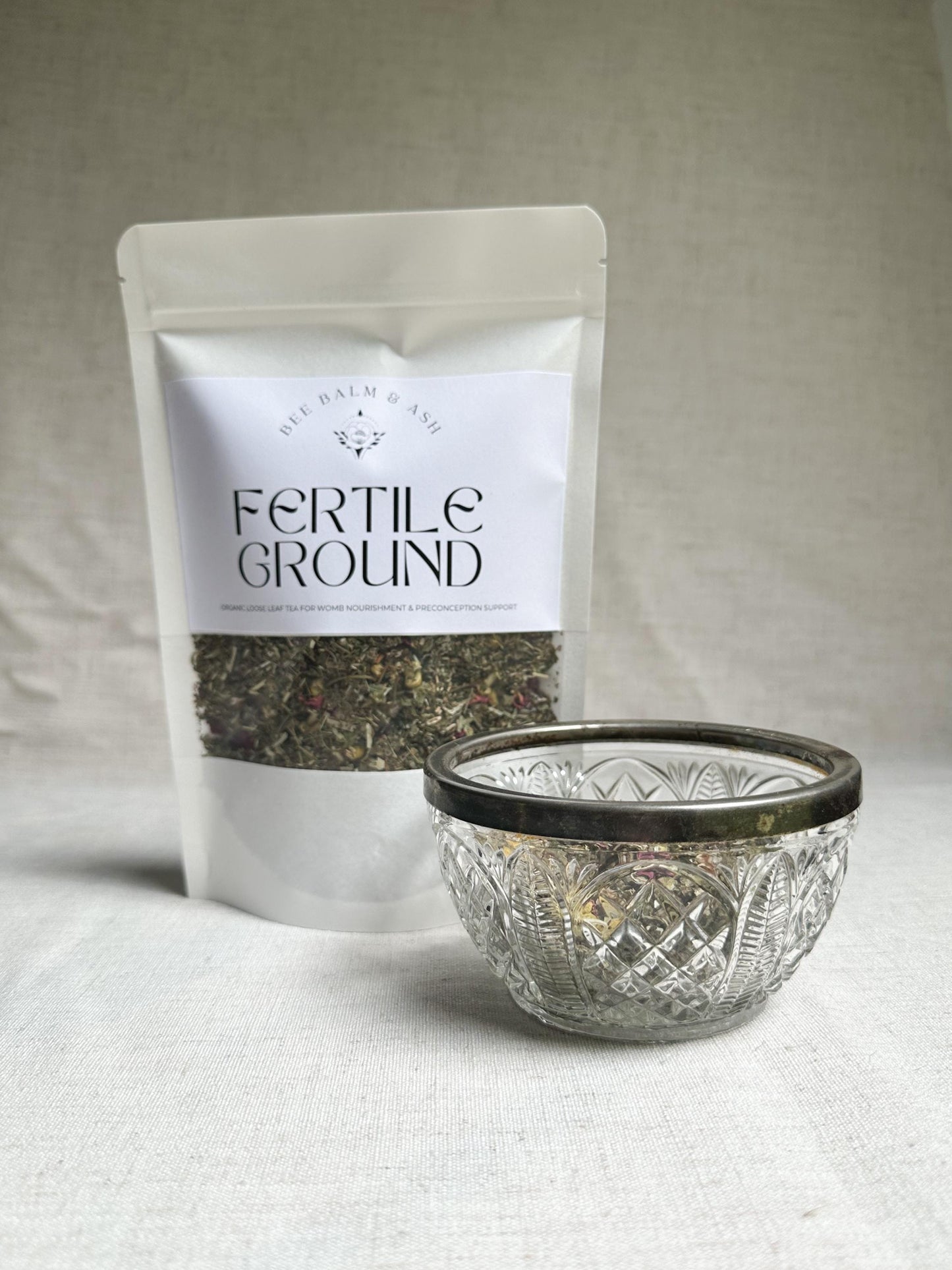 Fertile Ground // Organic Loose Leaf Tea for Womb Nourishment, Hormone Balance & Preconception Support, Herbal Fertility Tea, Caffeine Free
