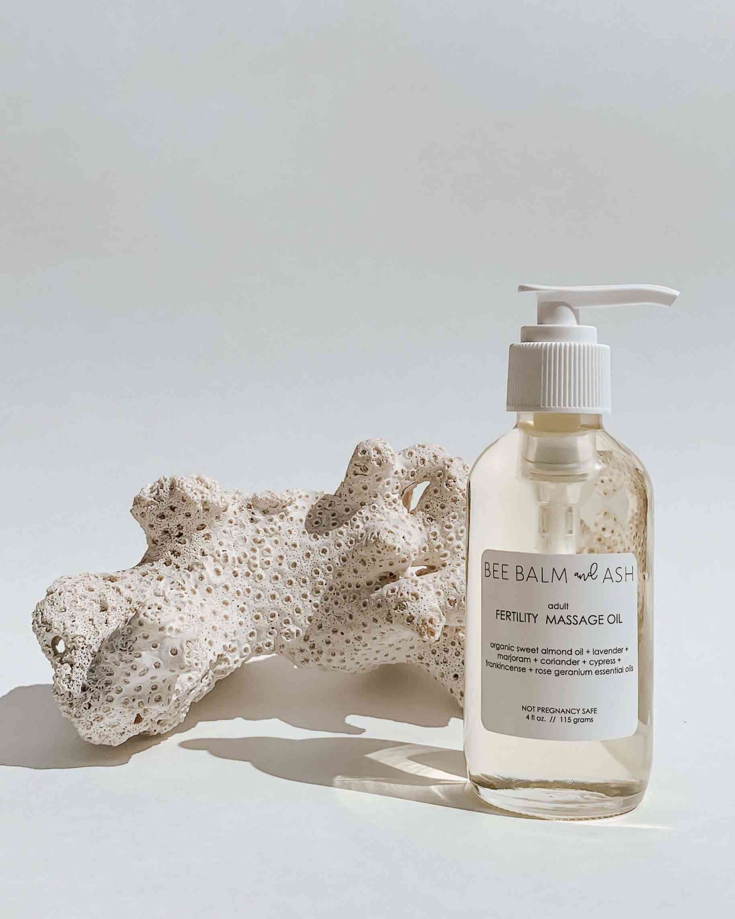 Fertility Massage Oil | Reproductive Support| Bee Balm And Ash