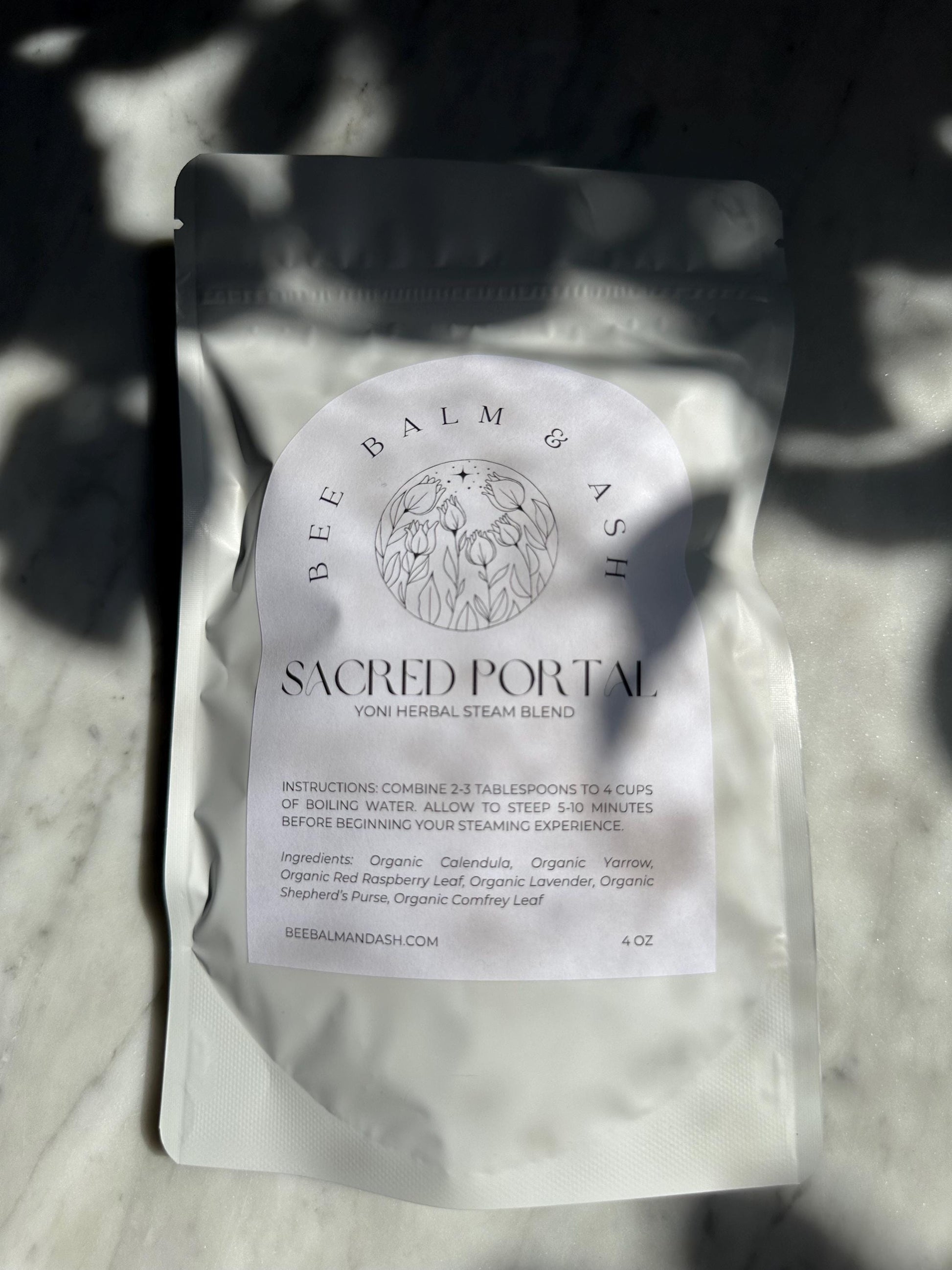 Vaginal Steam // Sacred Portal // Organic Yoni V Steam for Postpartum Care and Womb Recovery after Childbirth