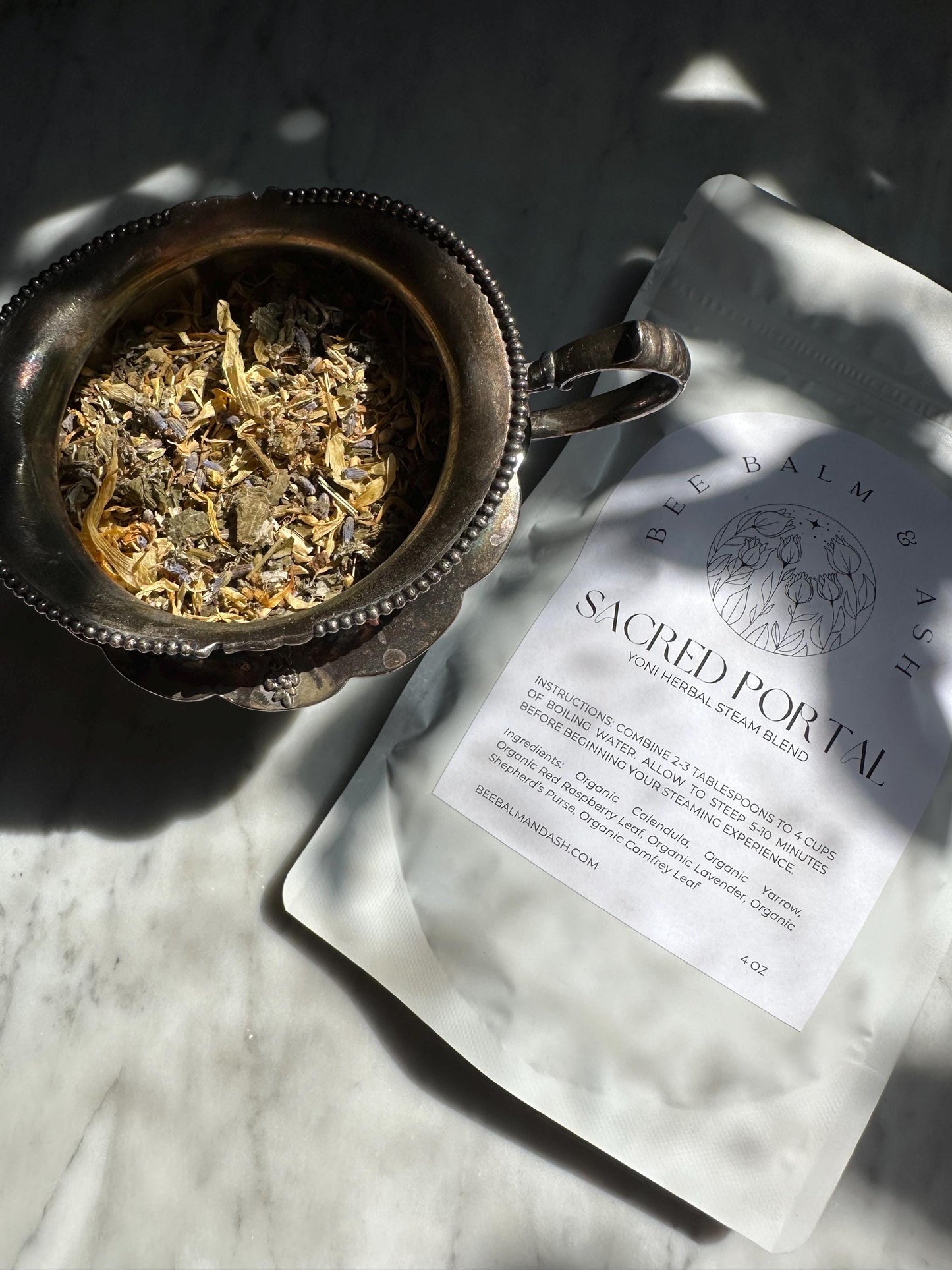 Vaginal Steam // Sacred Portal // Organic Yoni V Steam for Postpartum Care and Womb Recovery after Childbirth