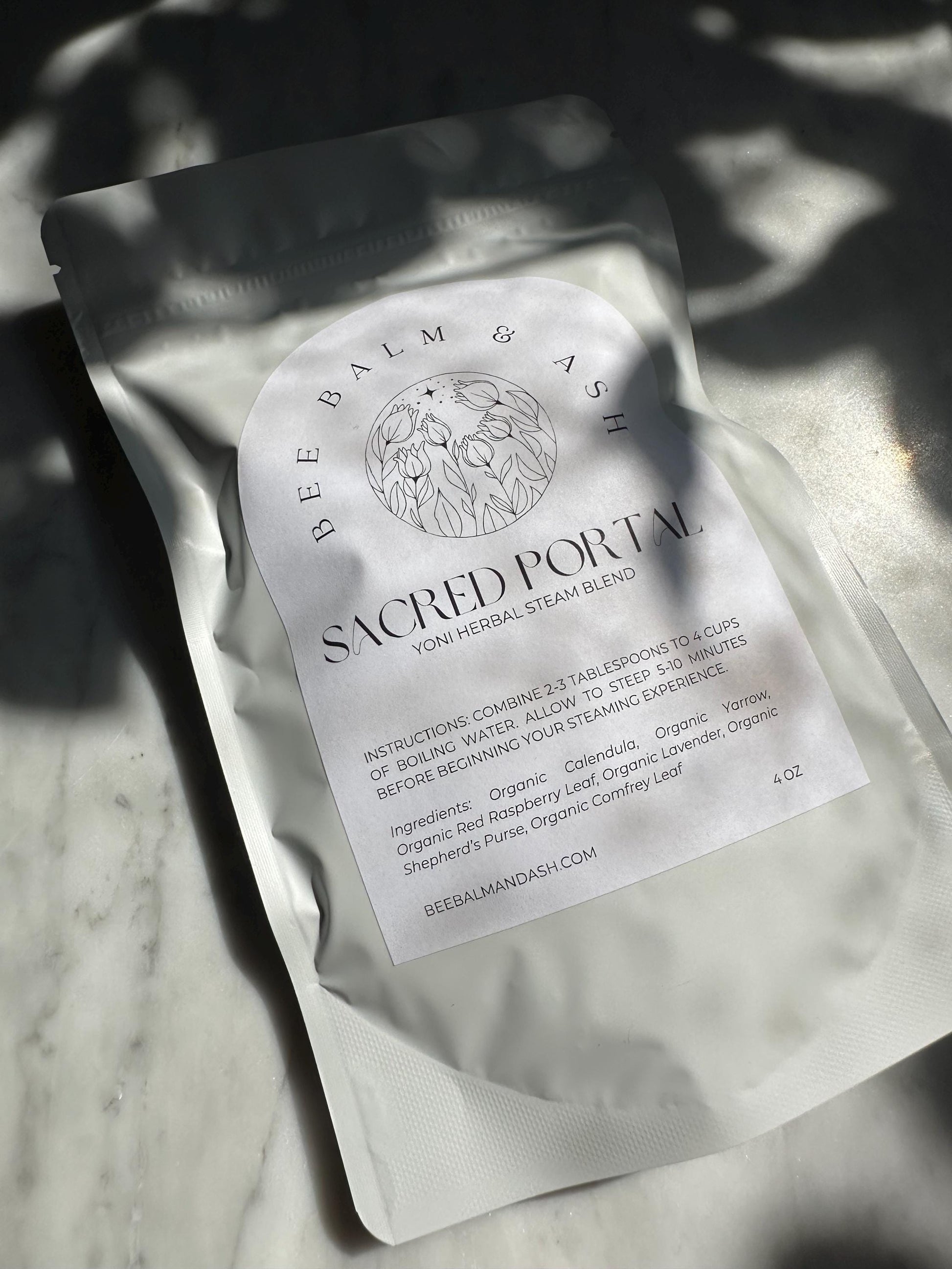 Vaginal Steam // Sacred Portal // Organic Yoni V Steam for Postpartum Care and Womb Recovery after Childbirth