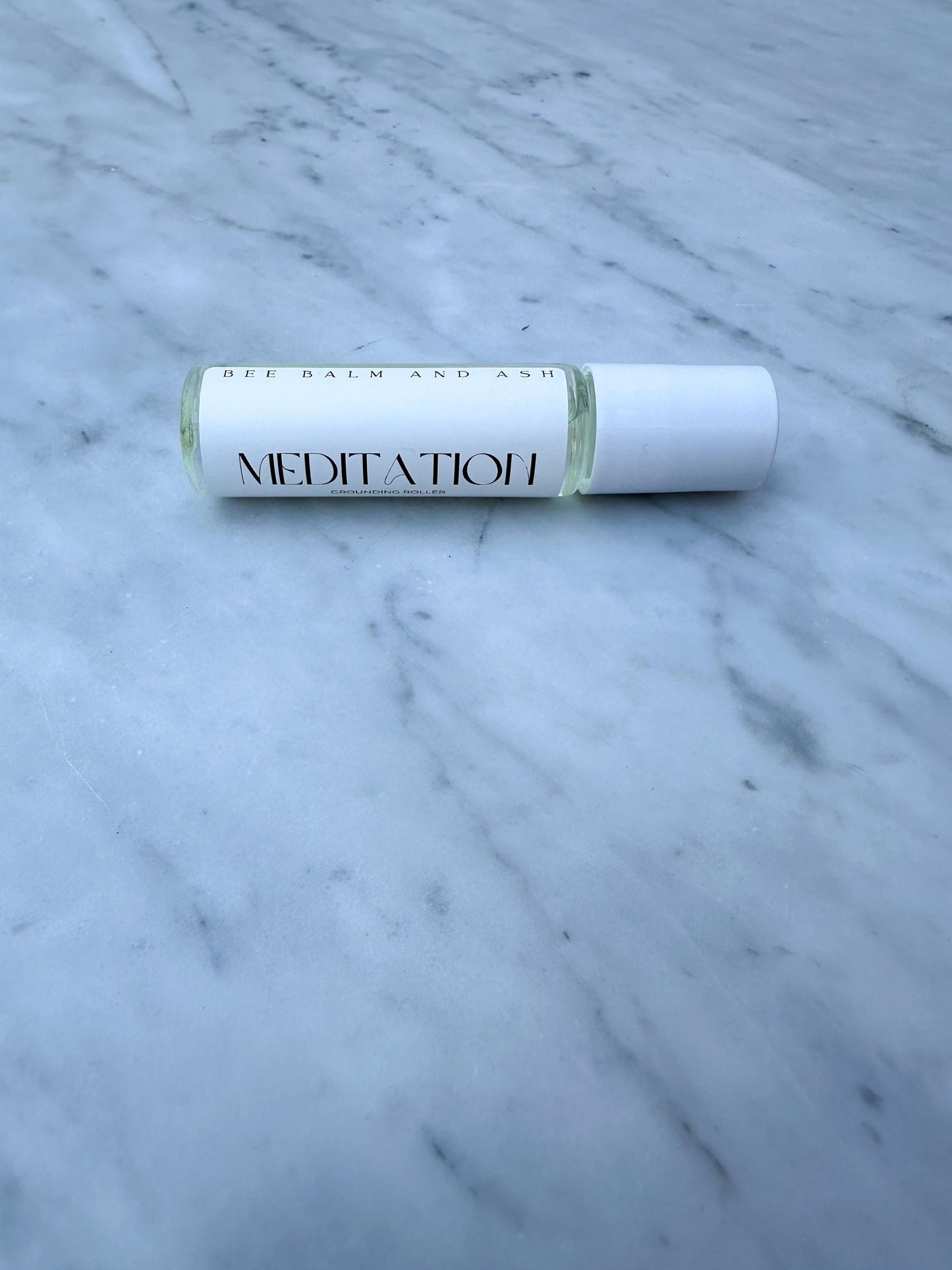 Meditation // Essential Oil Roller for Breathwork, Grounding, Yoga, Journaling, Inner Peace and Stillness, Plant-Based, Organic, Holistic
