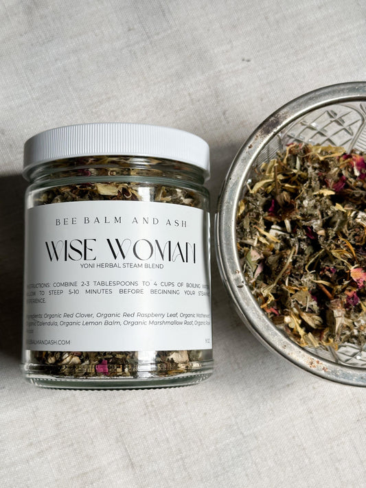 Vaginal Steam // Wise Woman // Organic Yoni V Steam for Menopause & Perimenopause Support, Hot Flash Relief, Herbal Feminine Care