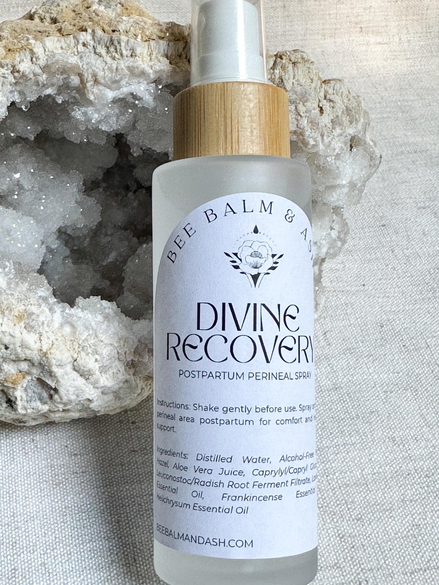 Divine Recovery // Postpartum Perineal Spray | Natural Herbal Mist for Birth Healing and Postnatal Care
