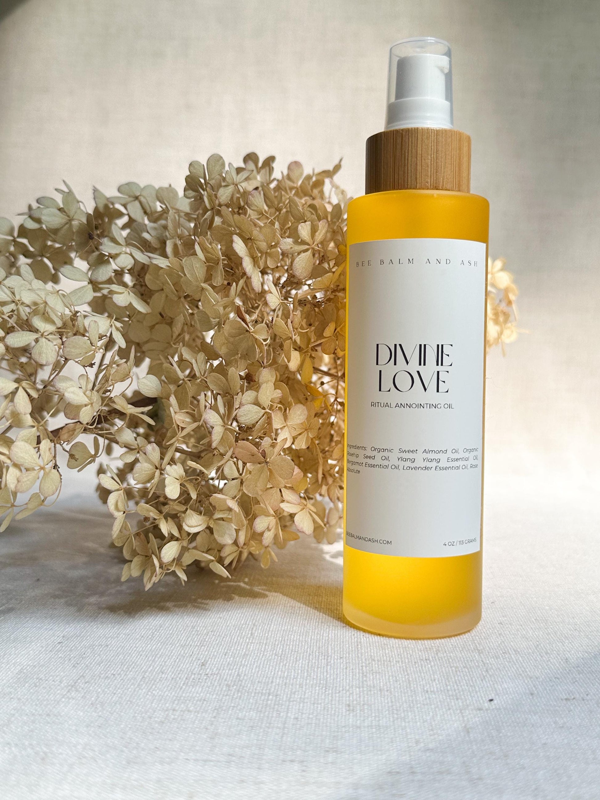 Divine Love // Massage Oil for Heart-Opening, Self-Compassion, Breast Massage, Sacred Feminine, Self-Care Ritual