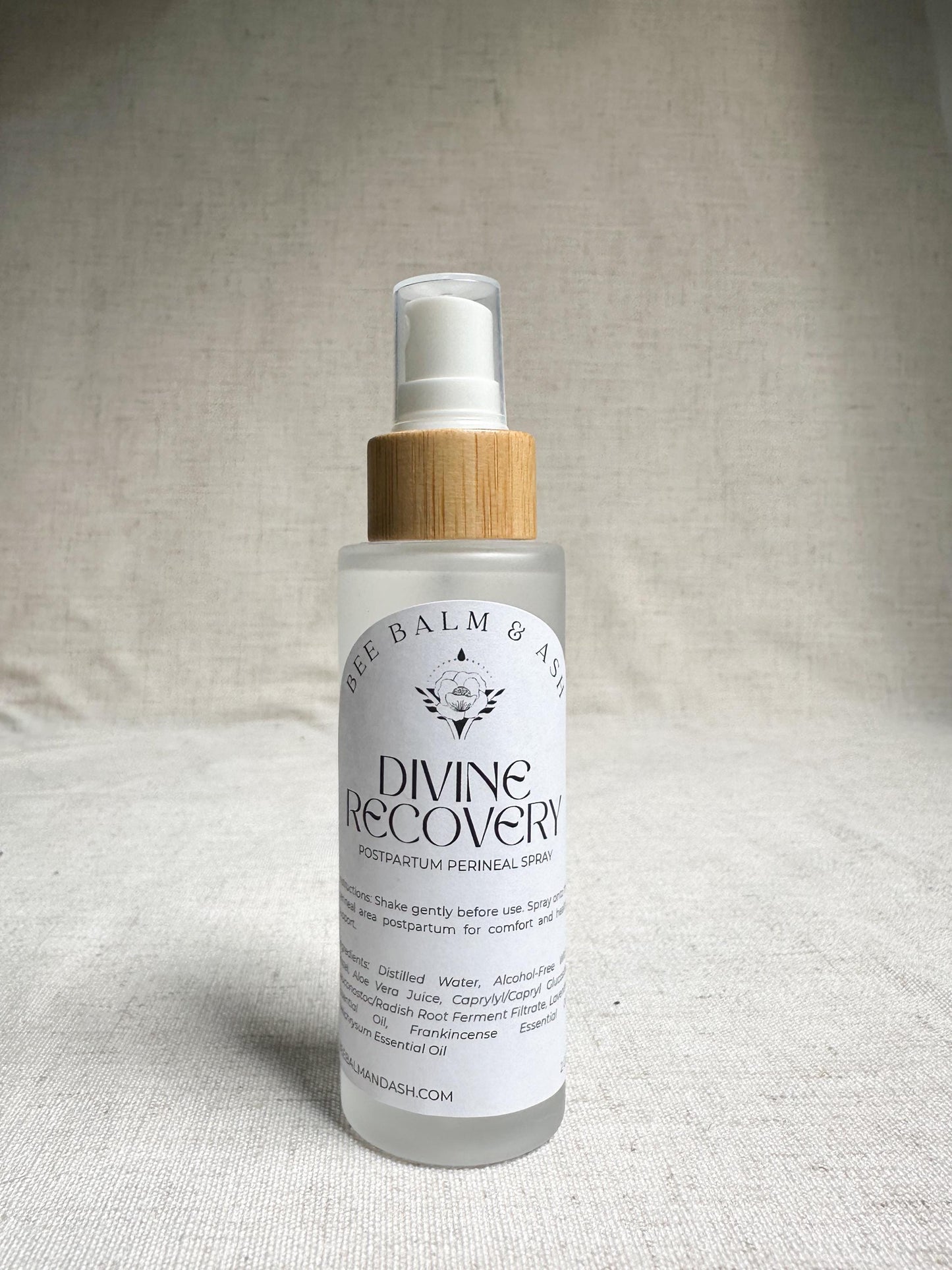Divine Recovery // Postpartum Perineal Spray | Natural Herbal Mist for Birth Healing and Postnatal Care