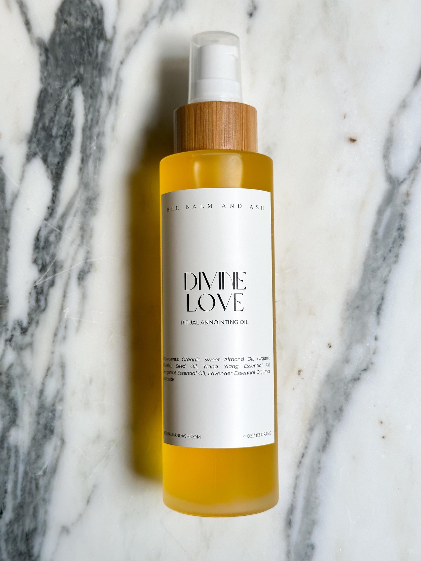 Divine Love // Massage Oil for Heart-Opening, Self-Compassion, Breast Massage, Sacred Feminine, Self-Care Ritual