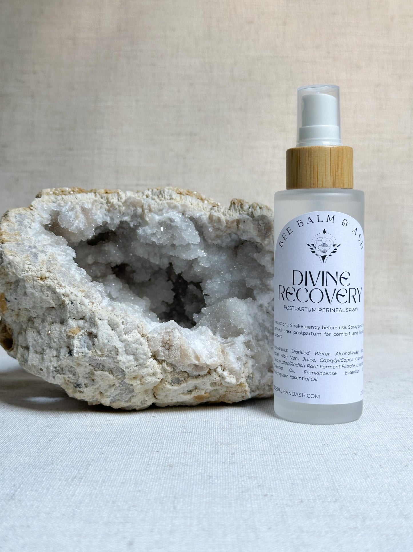 Organic Childbirth Preparation and Postpartum Recovery Kit | Sitz Bath, Perineal Oil & Spray