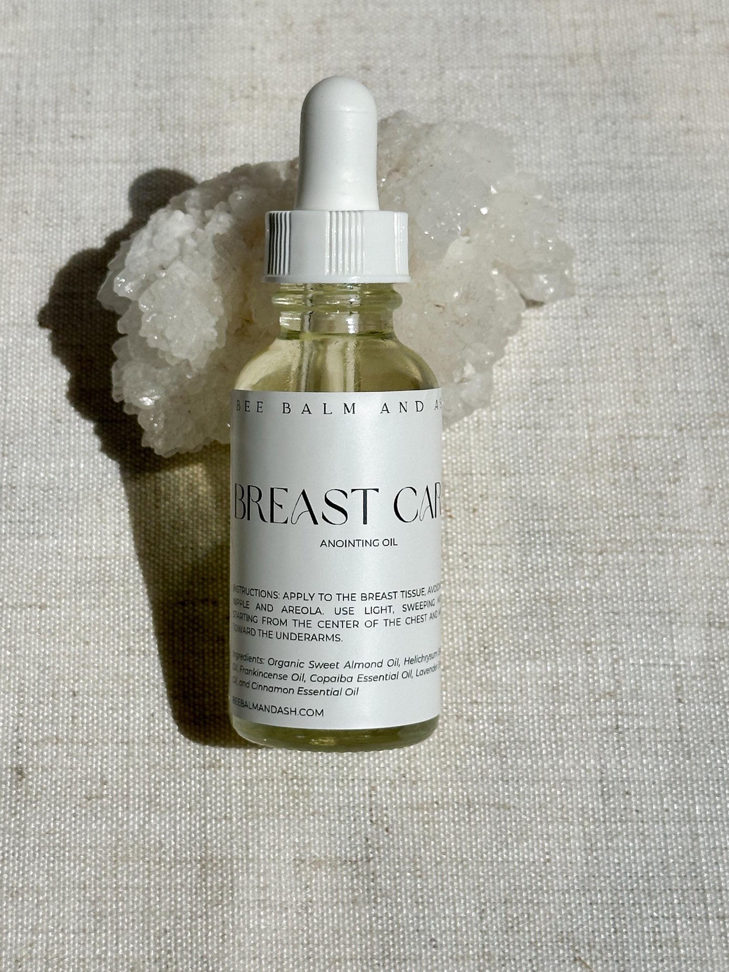 Postpartum Breast Massage Oil | Breast Comfort & Tissue Support | Nursing Self-Care | Organic Botanical  Essential Oil Blend | 2 oz Dropper