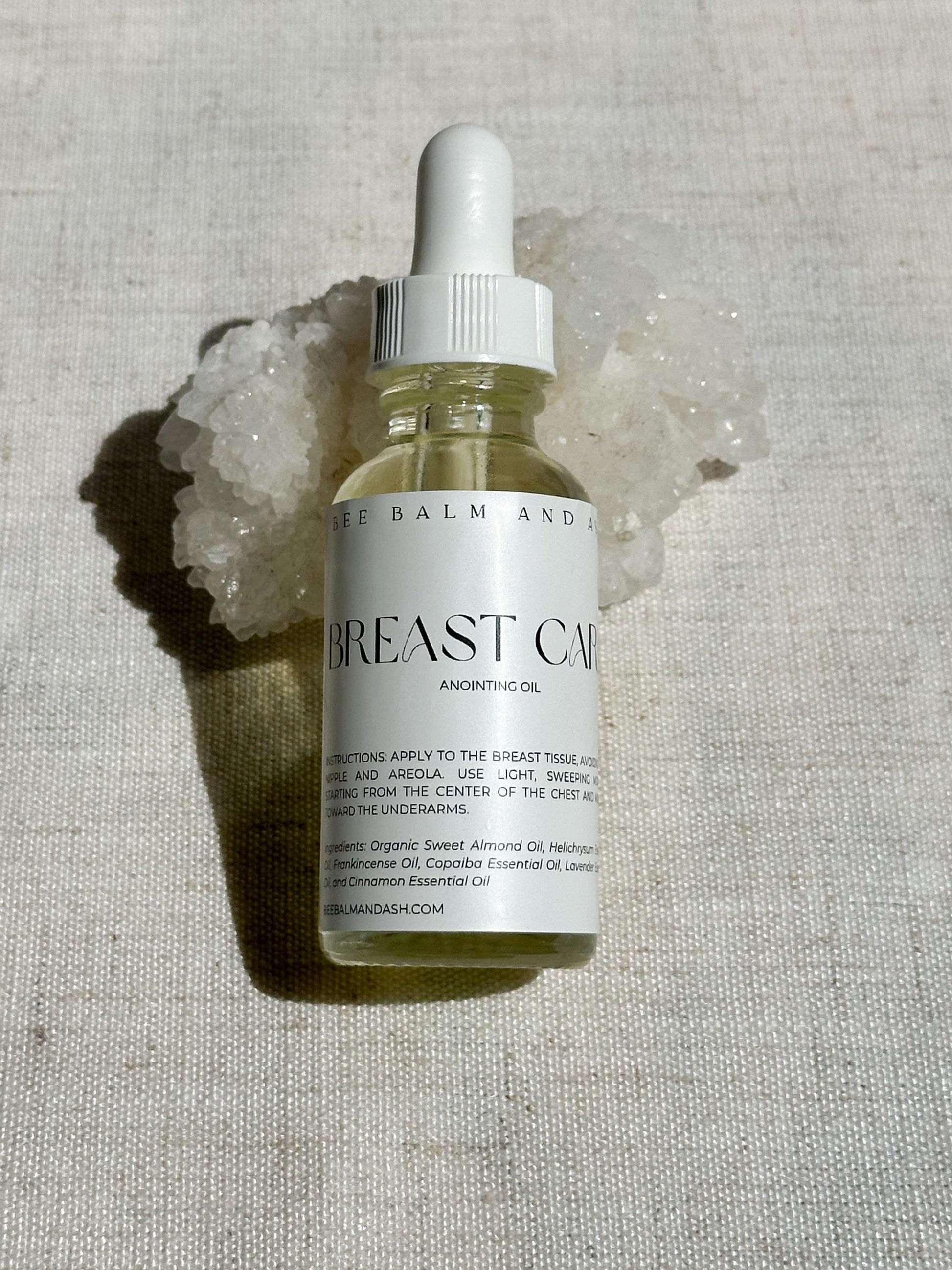 Postpartum Breast Massage Oil | Breast Comfort & Tissue Support | Nursing Self-Care | Organic Botanical  Essential Oil Blend | 2 oz Dropper
