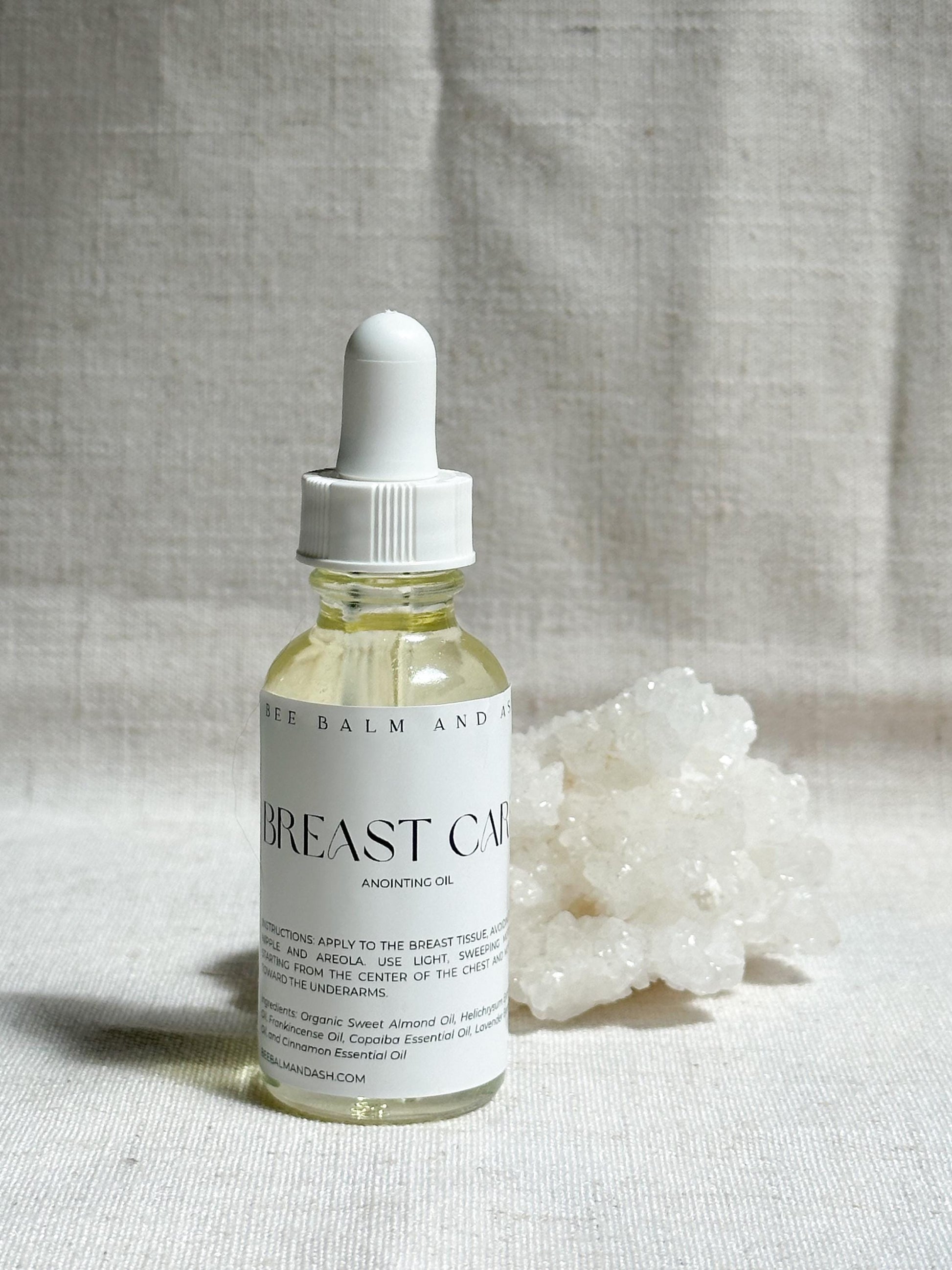 Postpartum Breast Massage Oil | Breast Comfort & Tissue Support | Nursing Self-Care | Organic Botanical  Essential Oil Blend | 2 oz Dropper