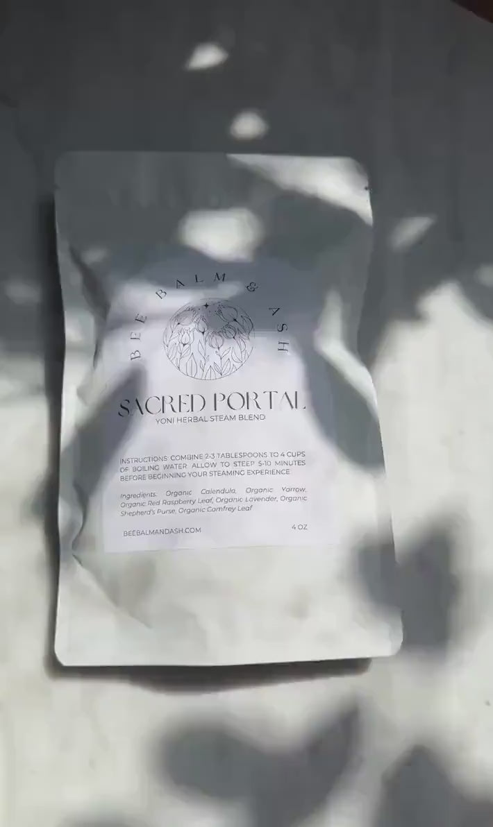Vaginal Steam // Sacred Portal // Organic Yoni V Steam for Postpartum Care and Womb Recovery after Childbirth