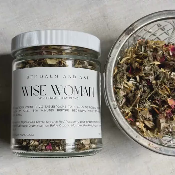 Vaginal Steam // Wise Woman // Organic Yoni V Steam for Menopause & Perimenopause Support, Hot Flash, Herbal Feminine Care