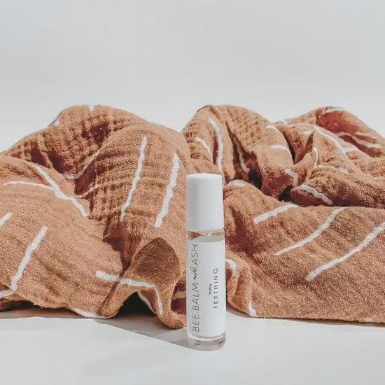Organic Teething Essential Oil Roller: Calming Lavender & Copaiba
