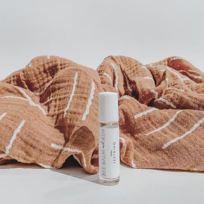 Organic Teething Essential Oil Roller: Calming Lavender & Copaiba