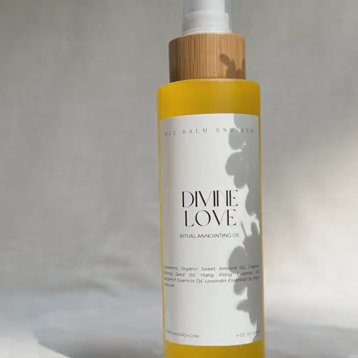 Divine Love // Massage Oil for Heart-Opening, Self-Compassion, Breast Massage, Sacred Feminine, Self-Care Ritual