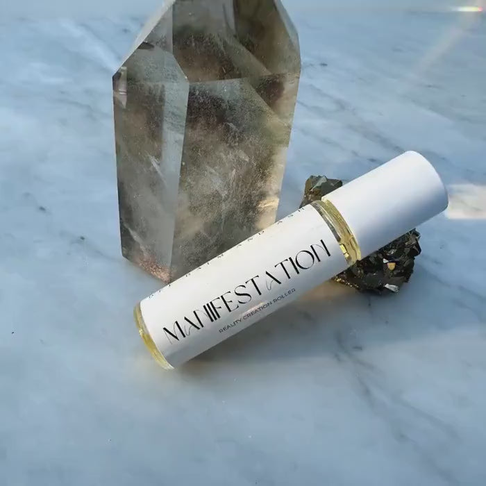 Manifestation Essential Oil Roller: Organic Plant-Based Aromatherapy