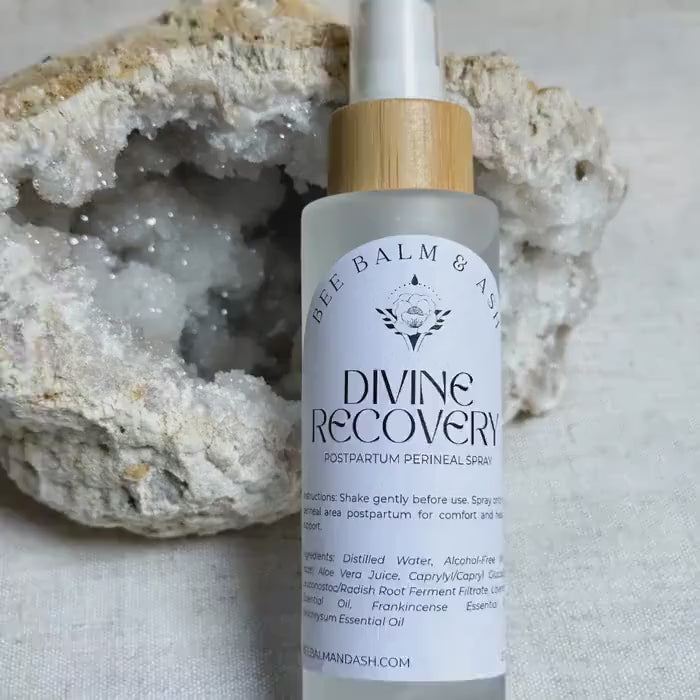 Divine Recovery // Postpartum Perineal Spray | Natural Herbal Mist for Birth Recovery and Postnatal Care